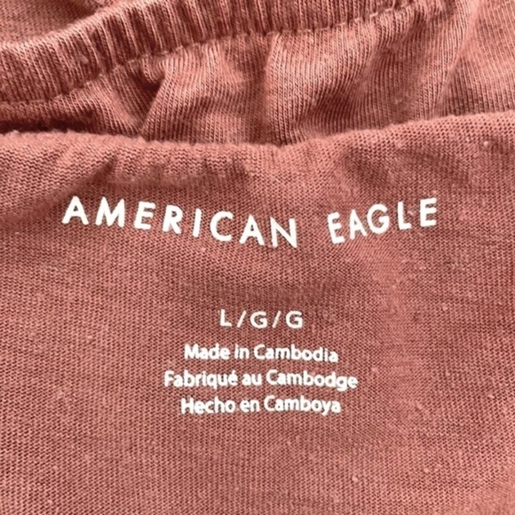 AMERICAN EAGLE | Women’s Redfish Orange Spaghetti Strap Cami Size Large - Picture 3 of 6